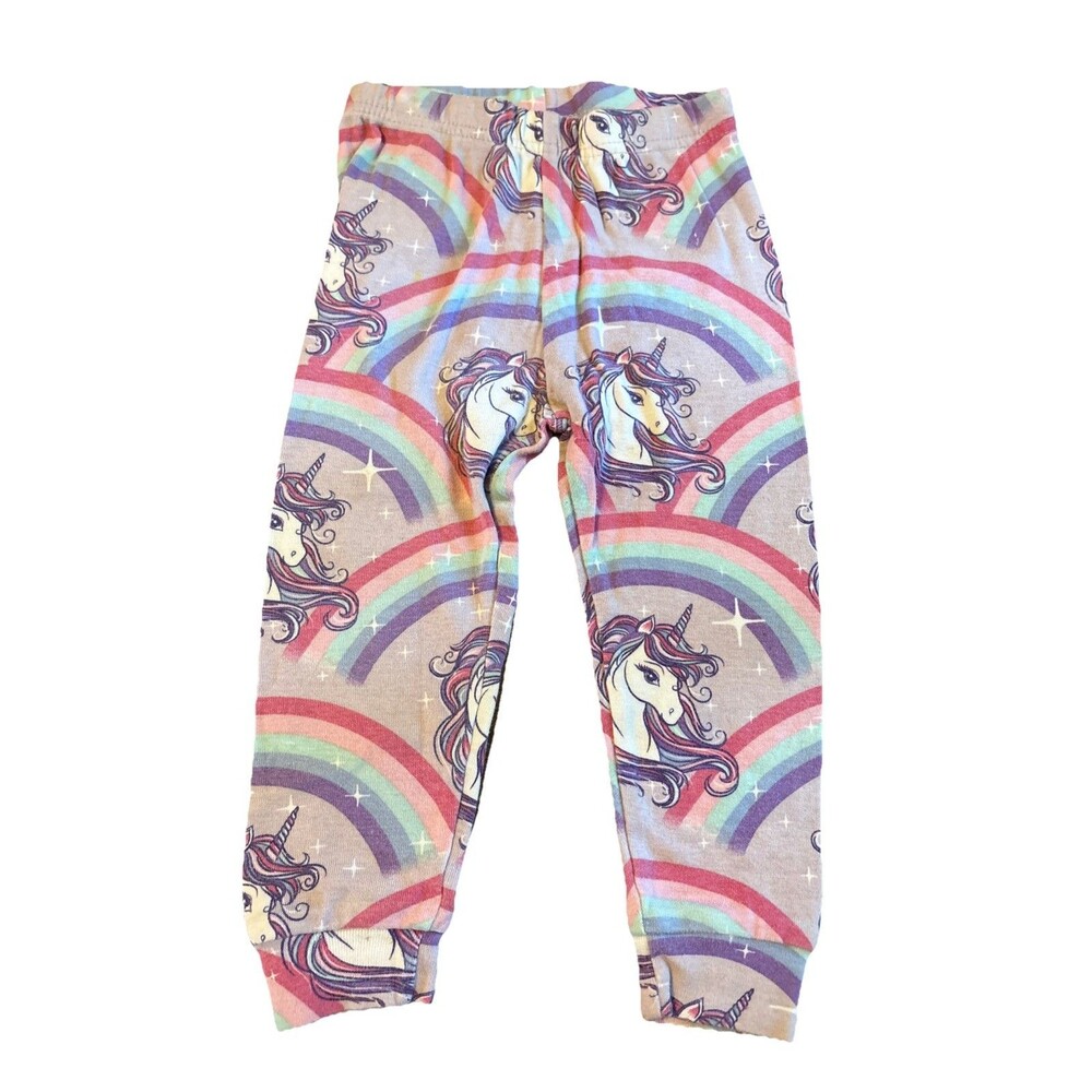 Bundles Brand Infant Girl’s Unicorn Rainbow Joggers Size 12-18 Months
